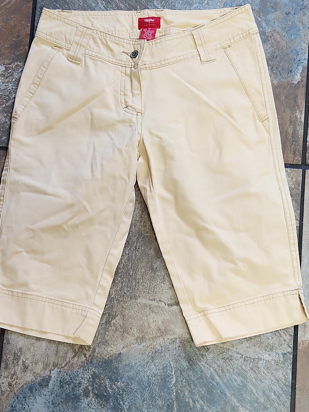 Moschino Cream Bermuda Shorts